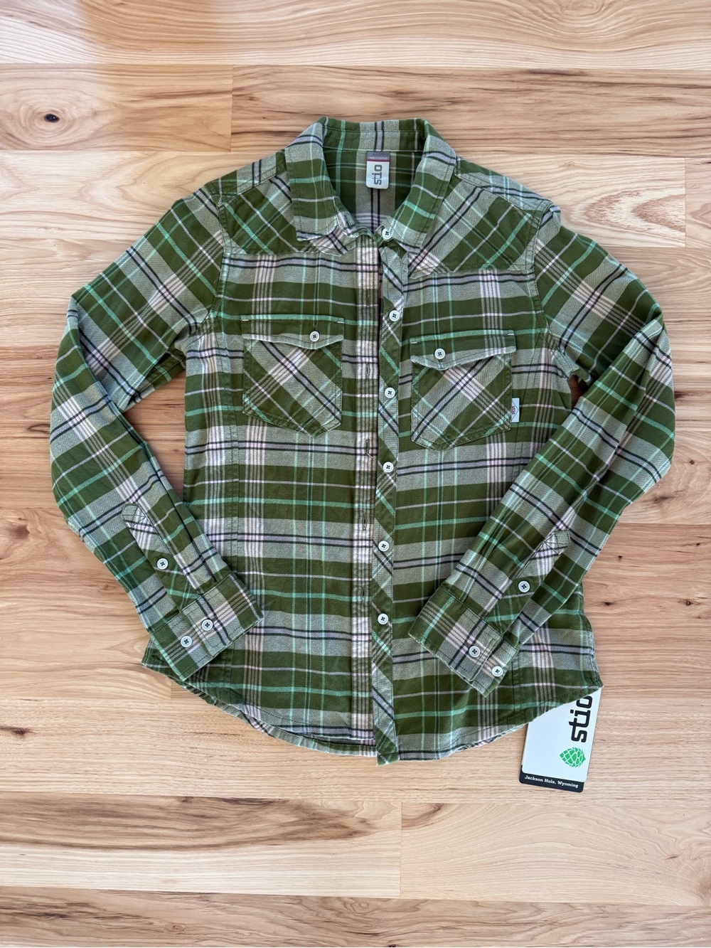 Stio Women’s Flannel Shirt Pine Haven Stripe